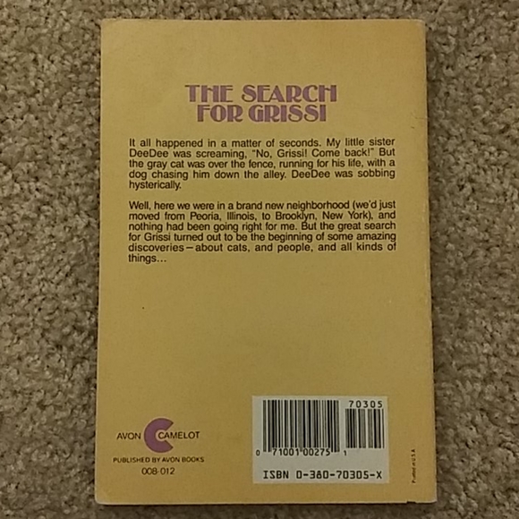 📚 4 for $20 📚 The Search For Grissi Book - Picture 2 of 3